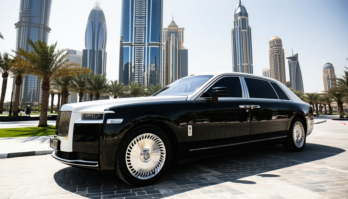 Luxury vehicle transfer service in Dubai